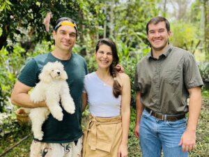 Fire ant program officer, Brendan Roe, meets GIQ members.