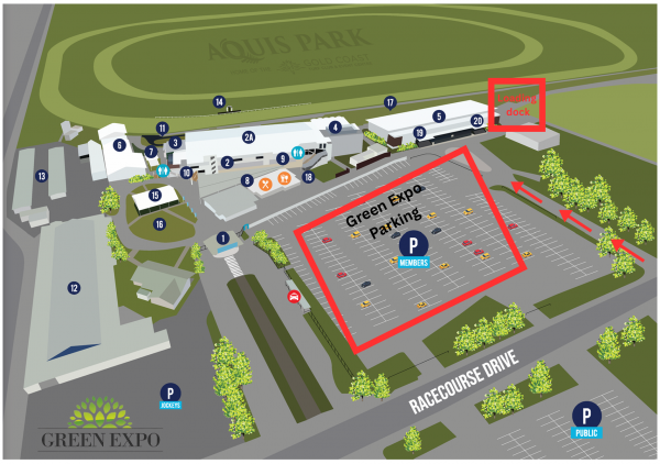 Green Expo parking